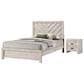 Crown Mark Valor 2-Piece Twin Bedroom Set in Light Gray, , large