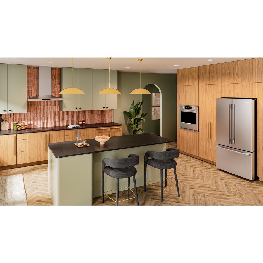 KitchenAid 5 Cu. Ft. Smart Electric Single Wall Oven with Intelligent Cooking Camera in PrintShield Stainless Steel, , large