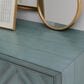 Linon Home Decor Jaylan 2-Door Cabinet in Blue, , large