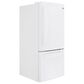 GE Appliances 20.9 Cu. Ft. Bottom Freezer Refrigerator in White, , large