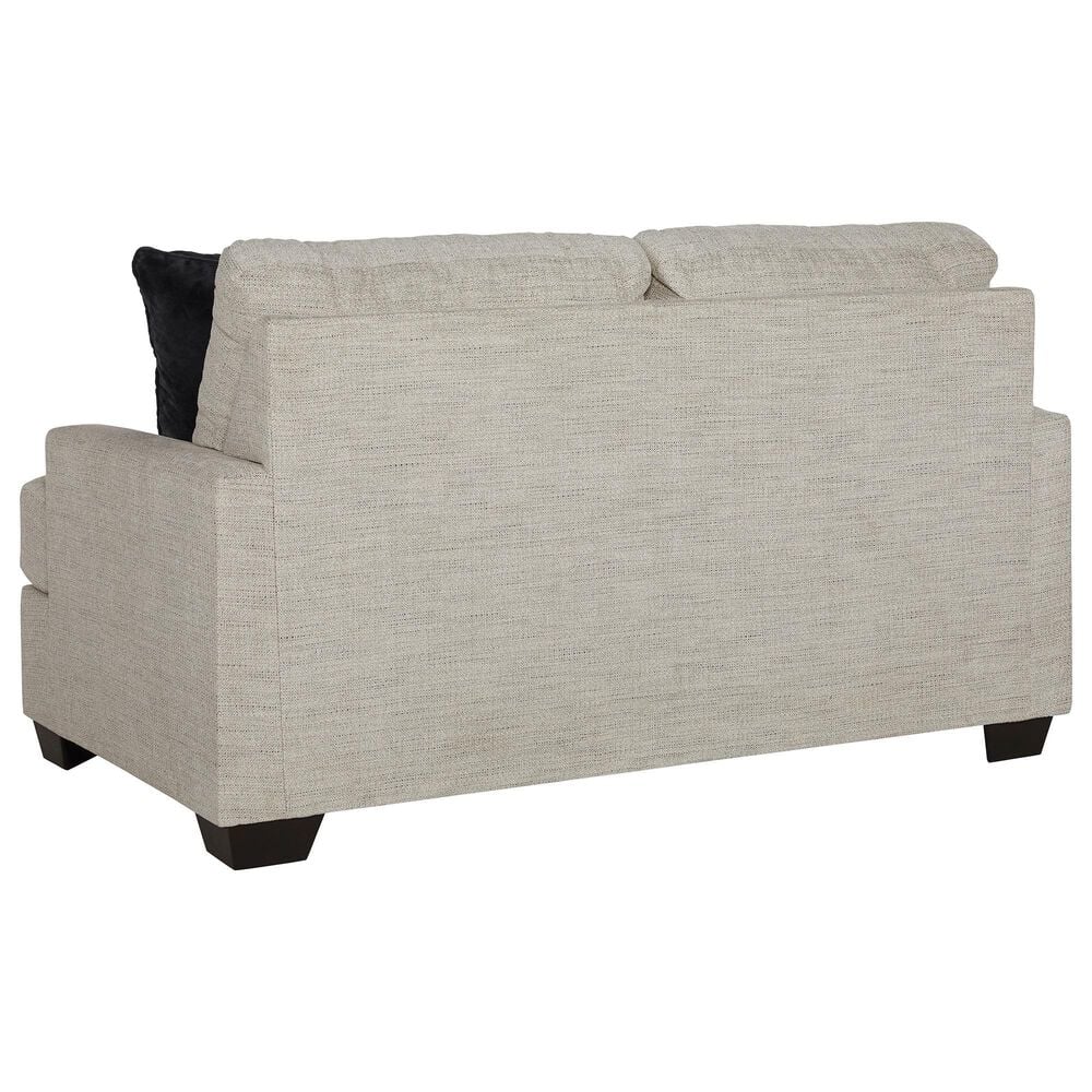 Ashley Vayda Stationary Loveseat in Pebble, , large