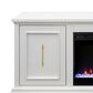 Legends Home Jordan 63" Fireplace Console in White, , large