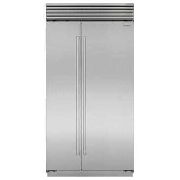Sub Zero 24.8 Cu. Ft. Classic Side-By-Side Refrigerator with Pro Handle in Stainless Steel, , large