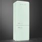 SMEG 18.01 Cu. Ft. Retro Bottom Freeze Refrigerator with Right Hinge in Pastel Green, , large