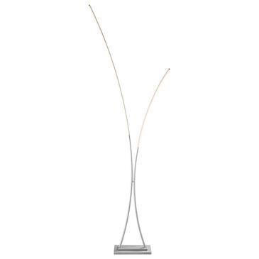 Lite Source Monita 2-Lite LED Floor Lamp in Silver, , large