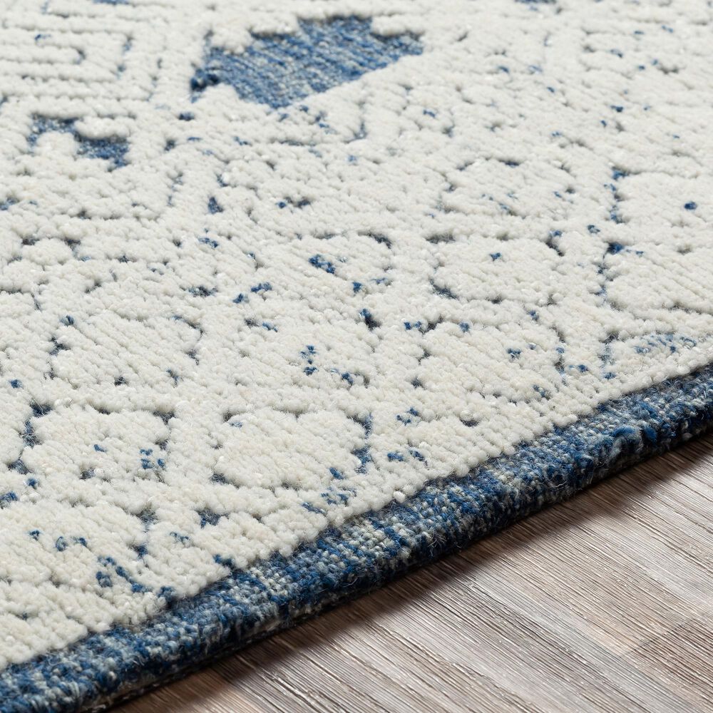 Surya Louvre LOU-2300 4&#39; x 6&#39; Navy, Cream and Ice Blue Area Rug, , large