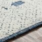 Surya Louvre LOU-2300 4" x 6" Navy, Cream and Ice Blue Area Rug, , large