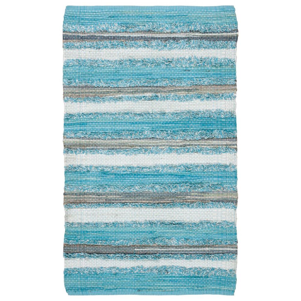 Safavieh Montauk 3' x 5' Aqua Area Rug, , large