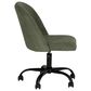 Linon Home Decor Skyla Swivel Office Chair in Green, , large