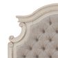 Ashley Realyn King/California King Upholstered Panel Headboard in Chipped White, , large