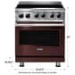 Viking Range 30" Induction Range with 4 Elements in Kalamata Red, , large