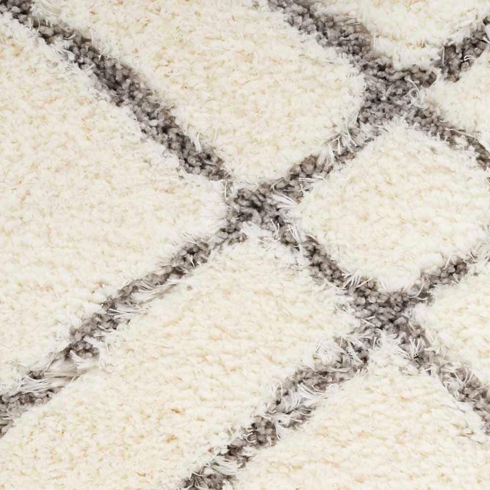 Nourison Dreamy Shag Geometric 9&#39; x 12&#39; Ivory Area Rug, , large
