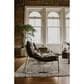Moe"s Home Collection Connor Leather Club Chair in Black, , large