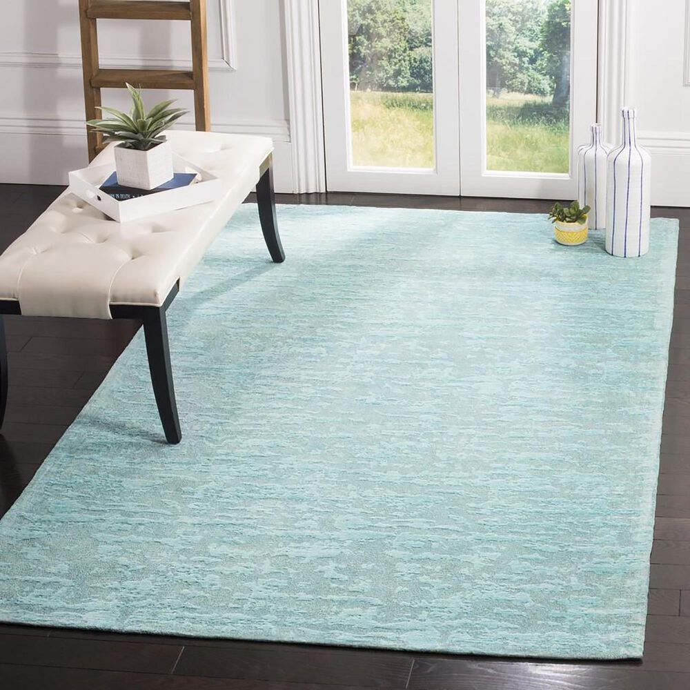 Safavieh Marbella 8&#39; x 10&#39; Blue and Turquoise Area Rug, , large