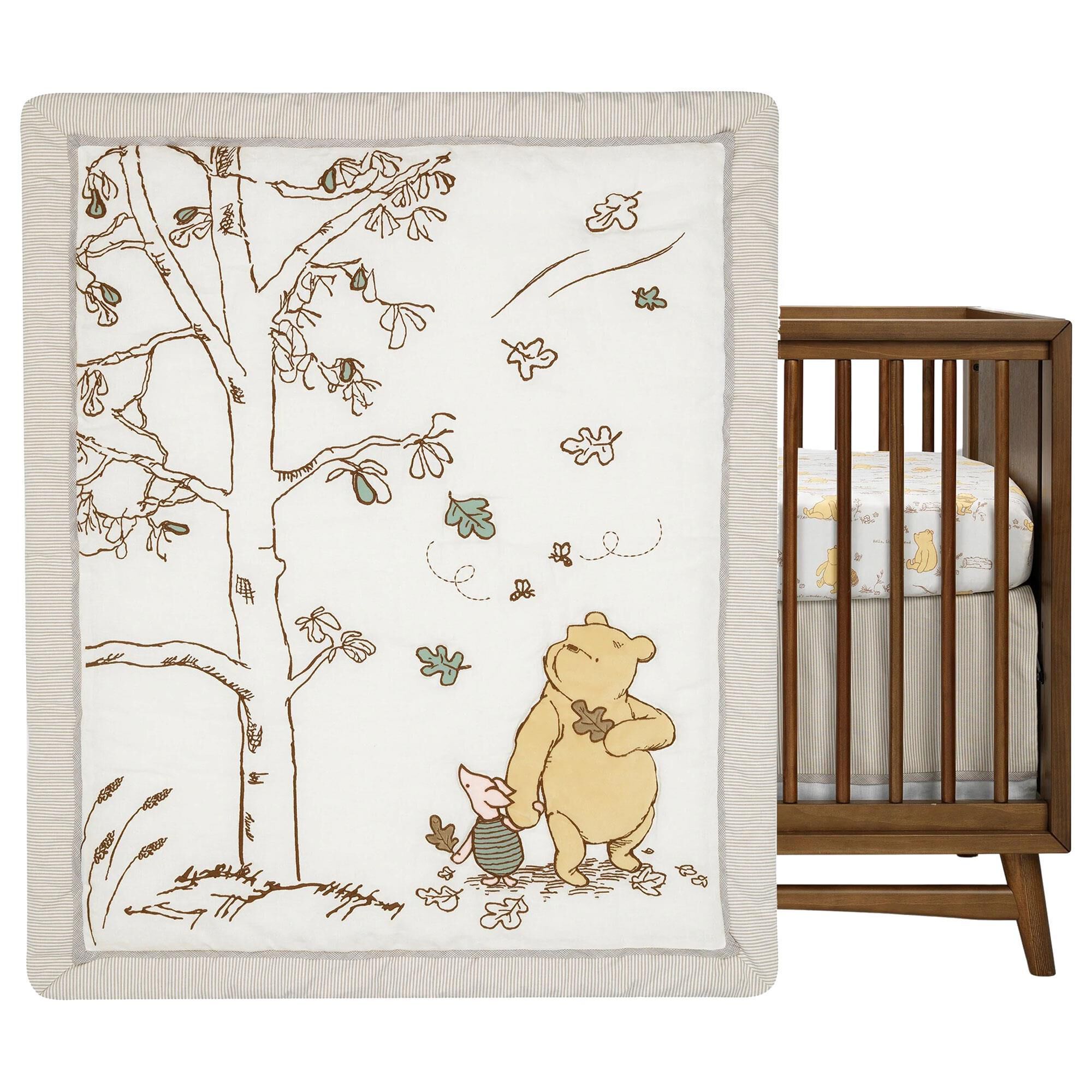 White and gold crib sheet 2025
