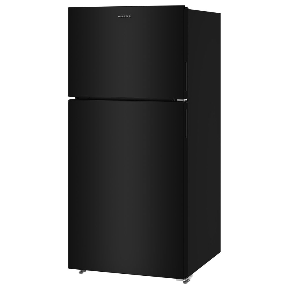 Amana 19 Cu. Ft. Wide Top-Freezer Refrigerator in Black, , large