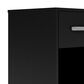 Ashley Finch 1-Drawer Nightstand in Matte Black, , large