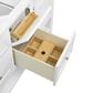 James Martin Vanities Breckenridge 60" Double Bathroom Vanity in Bright White with 3 cm Lime Delight Quartz Top and Rectangular Sinks, , large