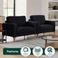 Lifestyle Solutions Mercer Accent Chair in Black, , large