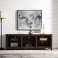 Walker Edison Essential 70" TV Stand in Dark Walnut, , large