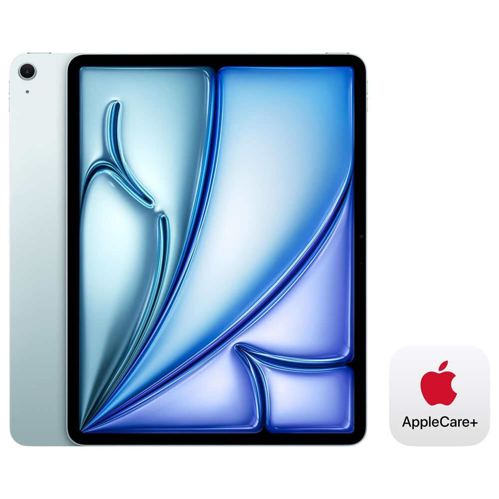 Apple 13-Inch iPad Air M3 Chip Wi-Fi 512GB in Blue (Latest Model) with 2-Year AppleCare+, , large