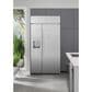 GE Profile 42" Side-by-Side Refrigerator in Fingerprint Resistant Stainless Steel, , large