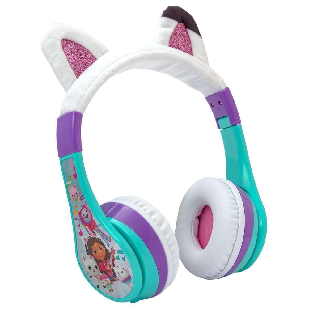 KIDdesigns Gabbys Dollhouse Wireless Kid Headphone in Aqua, , large