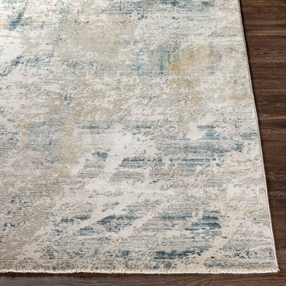 Surya Brunswick 5&#39; x 7&#39;5&quot; Blue, Sage, Olive and Gray Area Rug, , large