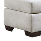 Northwestern Franz Ottoman in Parchment, , large