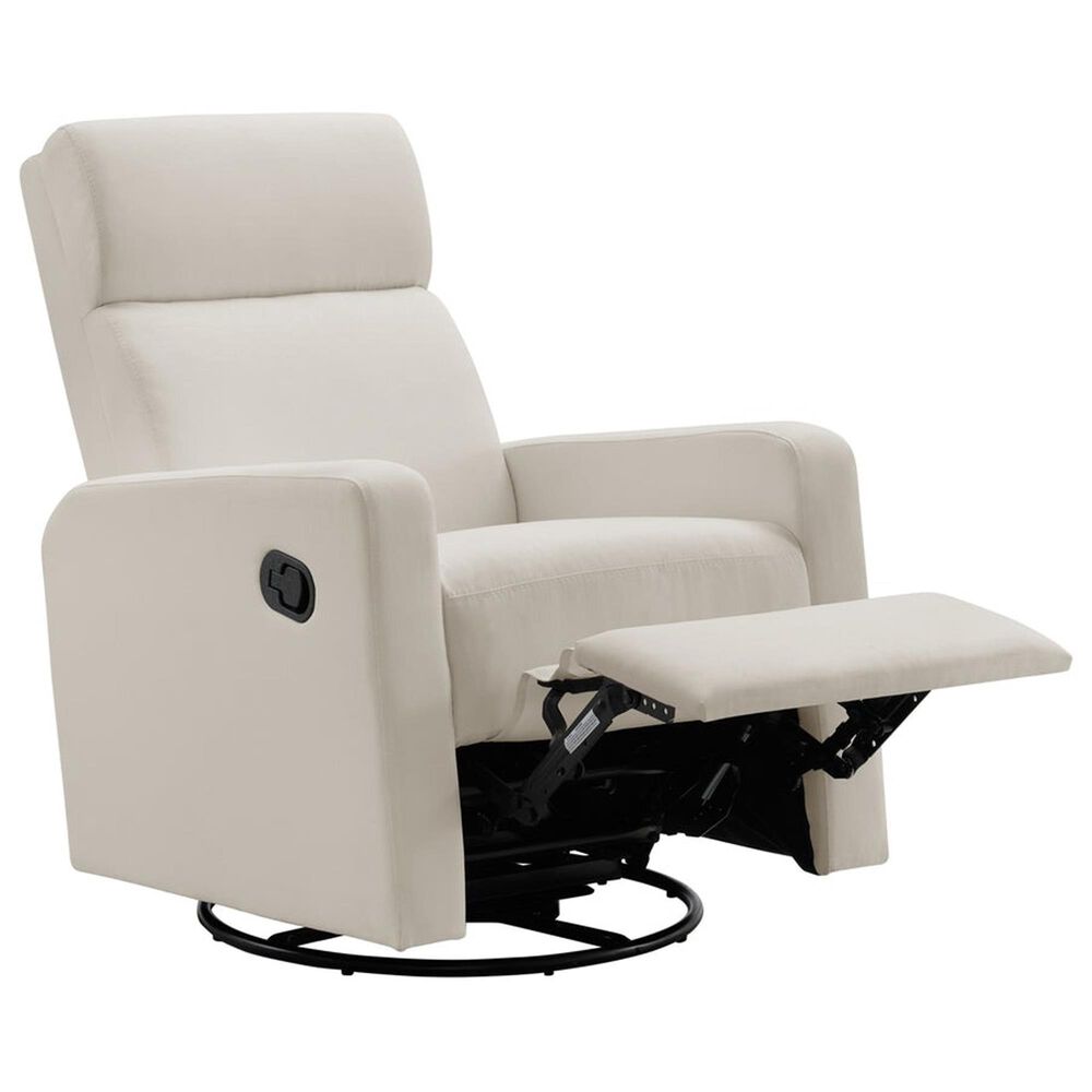 Oxford Baby Layton Swivel Glider Recliner in Cream, , large