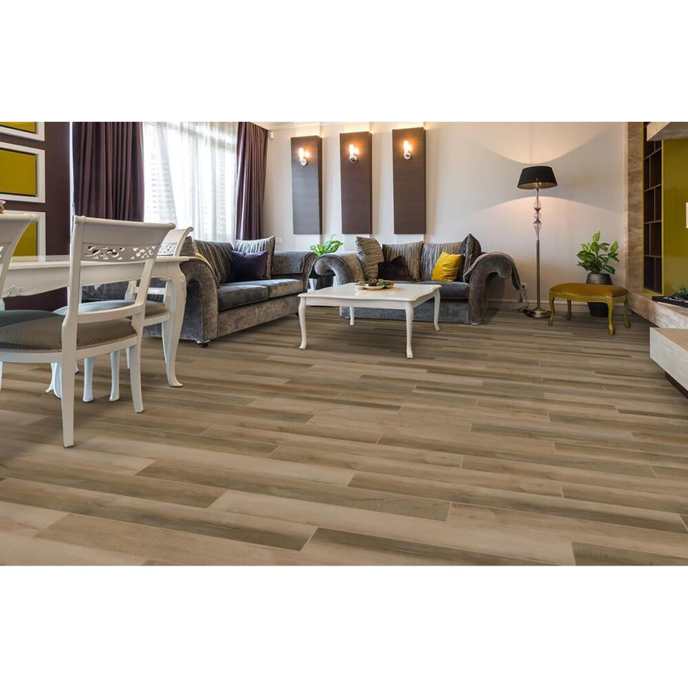 Metroflor Reserve Pergola Oak 7&quot; x 48&quot; Luxury Vinyl Plank, , large