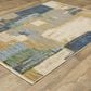 Oriental Weavers Soleri 7"10" x 10"10" Blue and Green Area Rug, , large