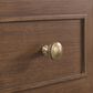 James Martin Vanities Lorelai 48" Single Vanity in Mid-Century Walnut with 3 cm White Zeus Quartz Top, , large