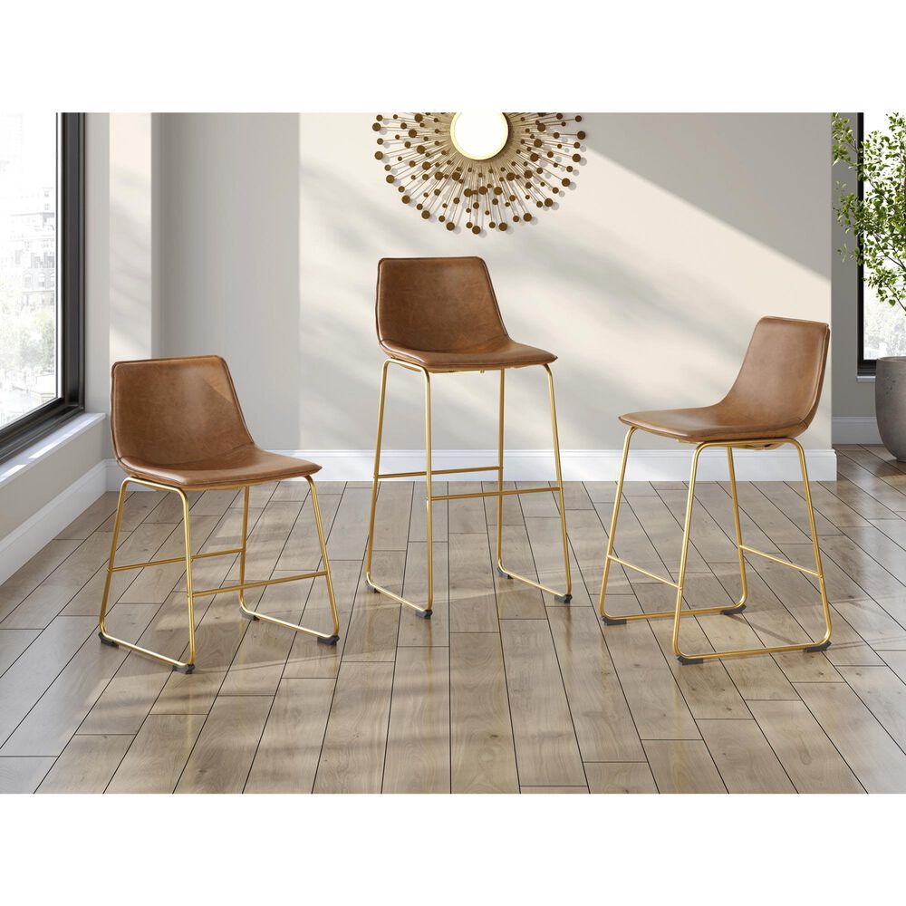 Ashley Ciabori Tall Barstool in Gold, , large