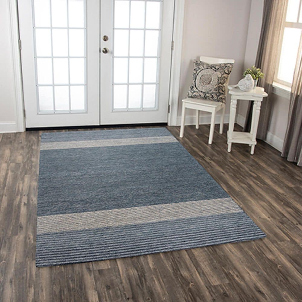 RIZZY Taylor TAY884 5&#39; x 7&#39;6&quot; Blue Area Rug, , large