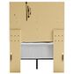 Ashley Altyra Twin Panel Bed in White with LED Headboard, , large