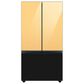 Samsung Bespoke 3-Door French Door Refrigerator Top Panel in Sunrise Yellow Glass, , large