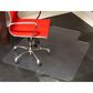 ES Robbins 45" x 53" Chair Mat for Hard Surface Floors in Clear, , large