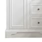 James Martin Vanities De Soto 30" Single Bathroom Vanity in Bright White with Single Hole 3 cm White Zeus Quartz Top and Rectangular Sink, , large