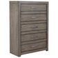 Riva Ridge Modern Loft 5-Drawer Chest in Greystone, , large