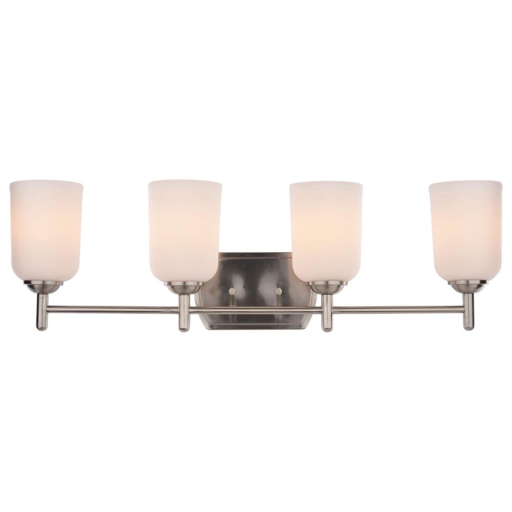 Vaxcel Laurelhurst 4-Light Bathroom Vanity in Satin Nickel, , large