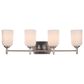 Vaxcel Laurelhurst 4-Light Bathroom Vanity in Satin Nickel, , large