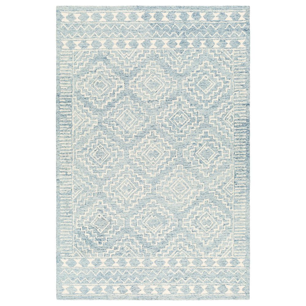 Surya Granada GND-2324 5' x 7'6" Pale Blue, Beige and Sky Blue Area Rug, , large
