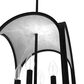 Hunter Dukestown 12" 4-Light Lantern Pendant in Natural Iron and Gold Leaf, , large