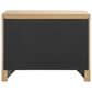 Universal Furniture Modern Walker 34" 2 Drawer Nightstand in Organic Natural Oak with AC Outlets and USB Ports, , large
