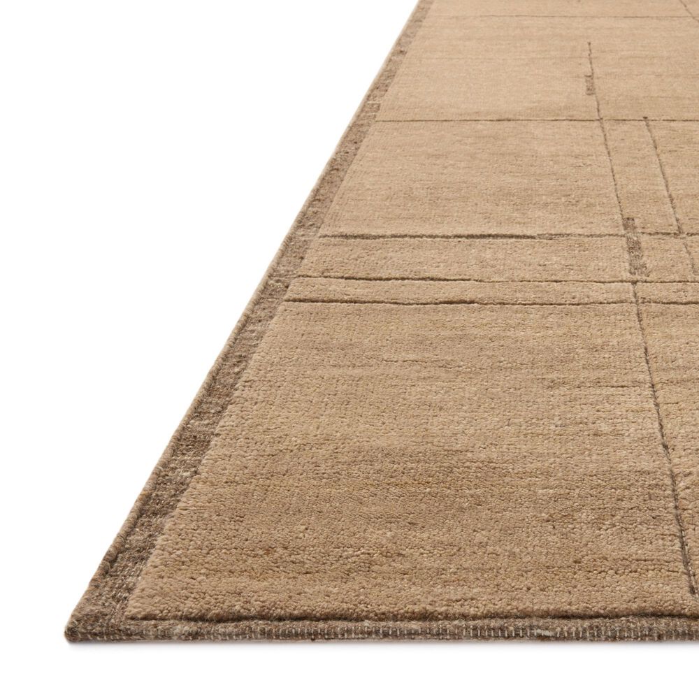 Loloi Beckham Brown and Blush 2' x 3' Area Rug, , large