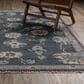 Oriental Weavers Majorca MAJ07 Blue and Multicolor 9" x 12" Area Rug, , large