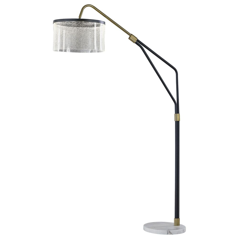 Anthony California 70" Metal Floor Lamp in Matte Black, , large