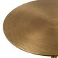 Uttermost Gimlet Drink Table in White and Brass, , large