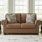 Ashley Carianna Stationary Loveseat in Caramel, , large